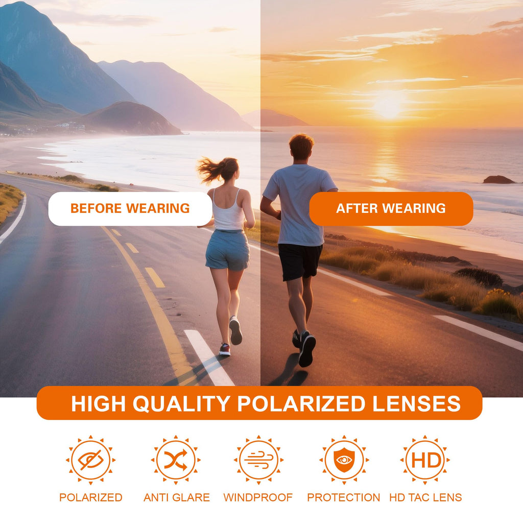 Polarized Sports Sunglasses for men and women