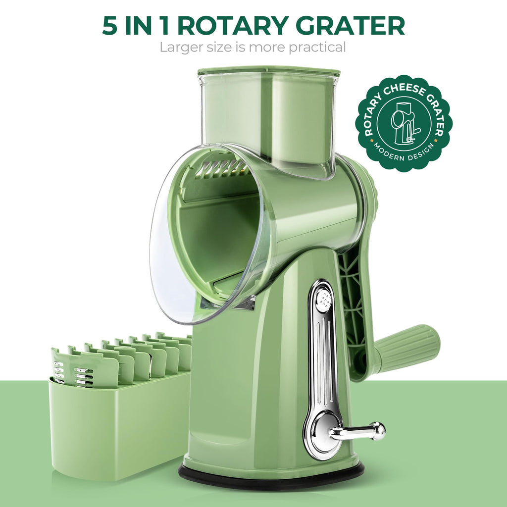 Food Grater with Handle - Vegetable Shredder